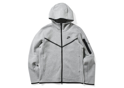 Nike Sportswear Tech Fleece Full-Zip Hoodie (Asia Sizing) Dark Grey Heather