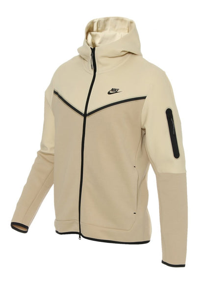 Nike Sportswear Tech Fleece Full-Zip Hoodie Beach Brown/Black