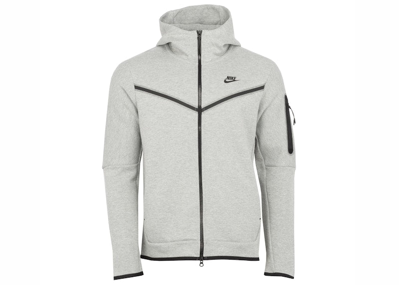 Nike Sportswear Tech Fleece Full-Zip Hoodie Light Grey/Black