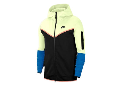 Nike Sportswear Tech Fleece Full-Zip Hoodie Lime Ice/Black/Signal Blue/Black
