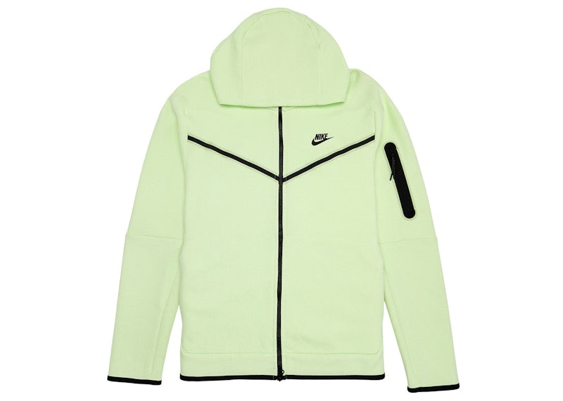 Nike Sportswear Tech Fleece Full-Zip Hoodie Neon Lime Green/Black