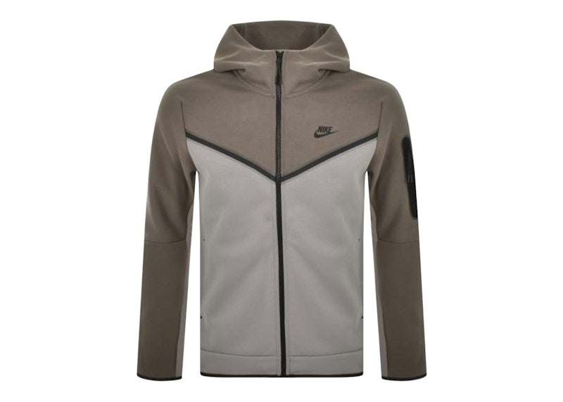 Nike Sportswear Tech Fleece Full-Zip Hoodie Olive Grey/Enigma Stone/Black