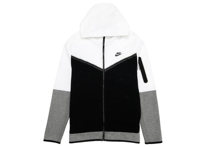 Nike Sportswear Tech Fleece Full-Zip Hoodie White/Black/Carbon Heather/Black