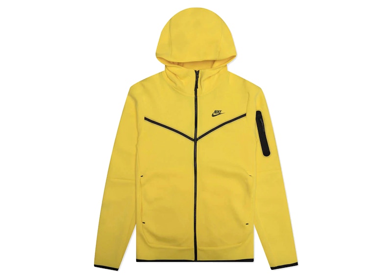 Nike Sportswear Tech Fleece Full-Zip Hoodie Yellow Strike/Black