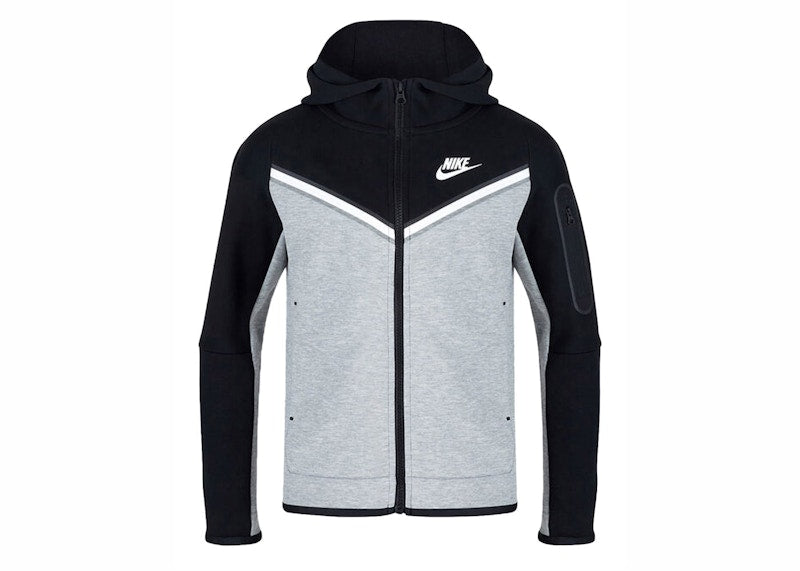 Nike Sportswear Kids' Tech Fleece Hoodie Grey/Black