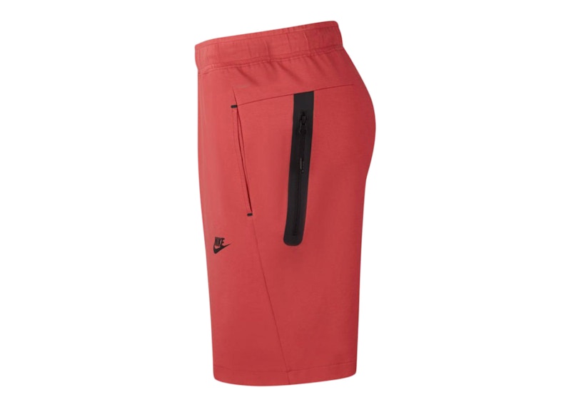 Nike Sportswear Tech Fleece Shorts Crimson Red/Black