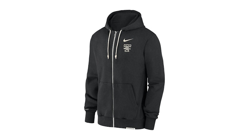 Nike Tennessee Volunteers On-Court Basketball Dri-FIT College Full-Zip Hoodie Black
