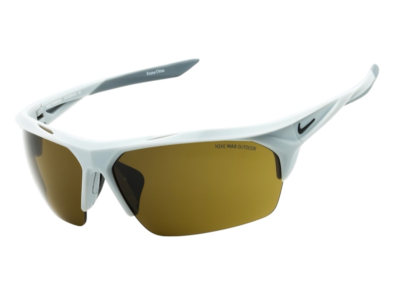 Nike Terminus E Sport Wraparound Sunglasses Matte Wolf Grey Terrain Tin (TERMINUS-E-EV1069-013-76)