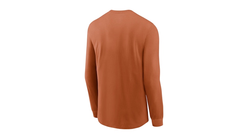 Nike Texas Longhorns Basketball Icon College Long-Sleeve T-Shirt Desert Orange