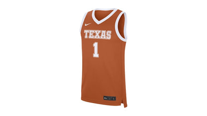 Nike Texas Longhorns Replica College Basketball Jersey Desert Orange