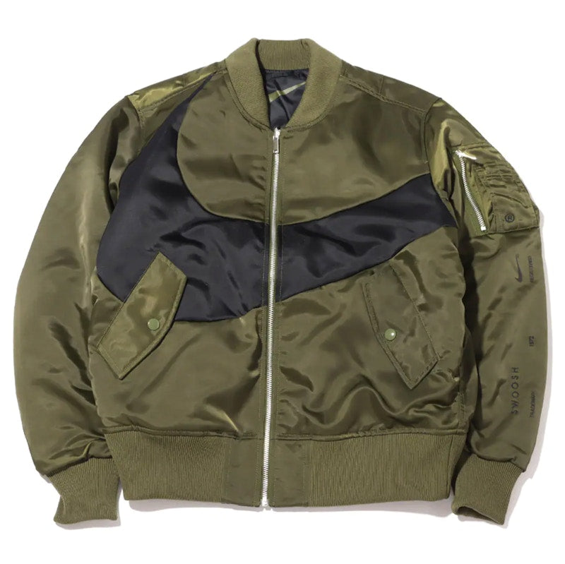 Nike Therma-FIT Synthetic Phil Reversible Bomber Jacket (Asia Sizing) Rough Green