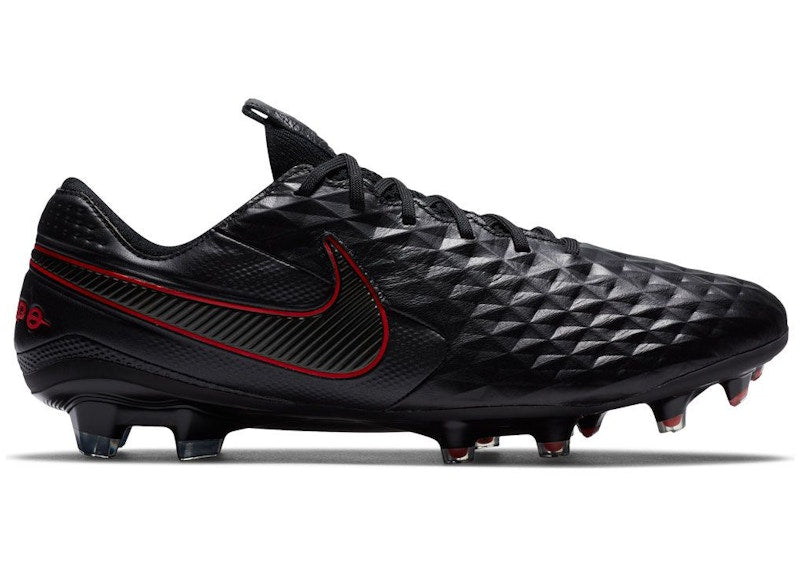 Nike Tiempo Legend 8 Elite FG Black Chile Red