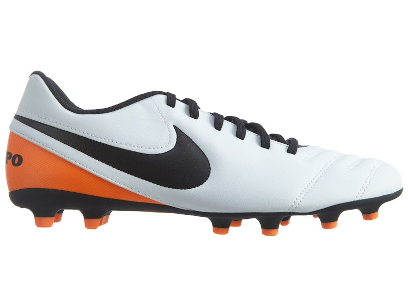 Nike Tiempo Rio III Fg White Black-Total Orange