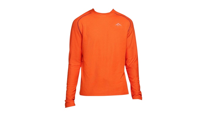 Nike Trail Long Sleeve Running Top Orange