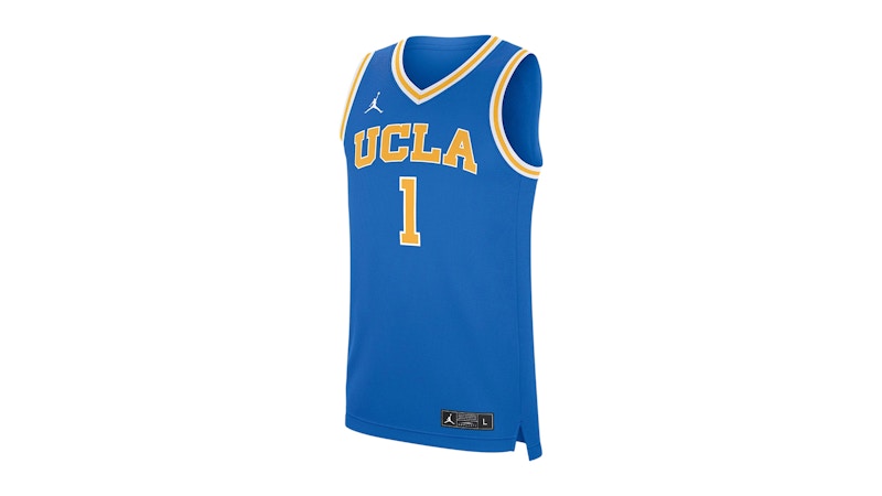 Nike UCLA Bruins Replica Jordan Brand College Basketball Jersey Signal Blue