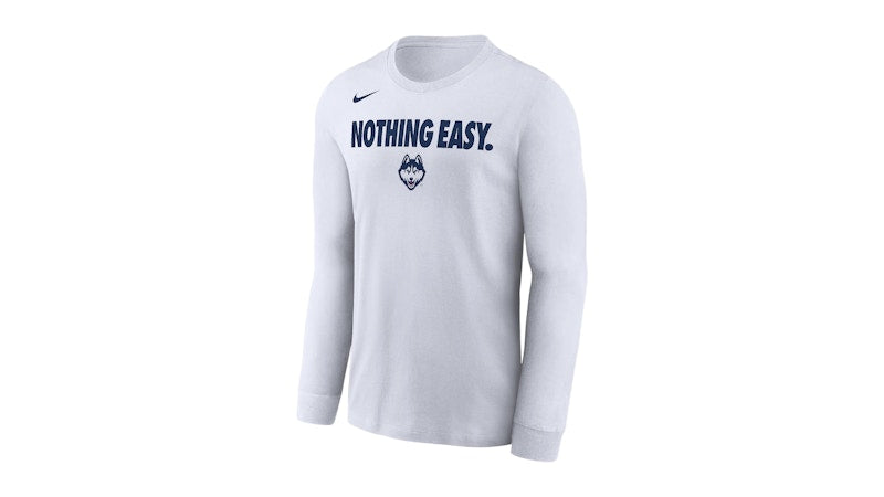 Nike UConn College Long-Sleeve T-Shirt White