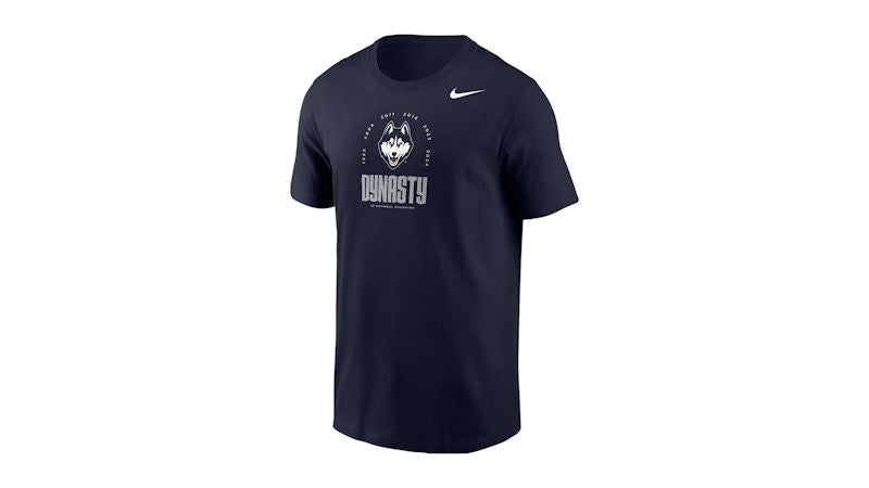 Nike UConn College T-Shirt Navy