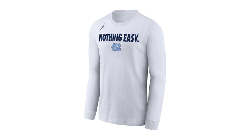 Nike UNC Jordan College Long-Sleeve T-Shirt White