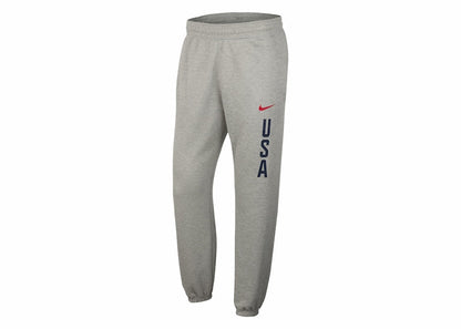 Nike USA Practice Fleece Pant Dark Grey Heather/Sport Red/Sport Red