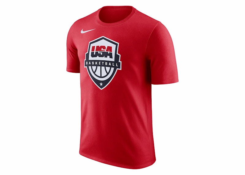 Nike USAB Basketball DRI-Fit T-shirt Sport Red/Sport Red/White