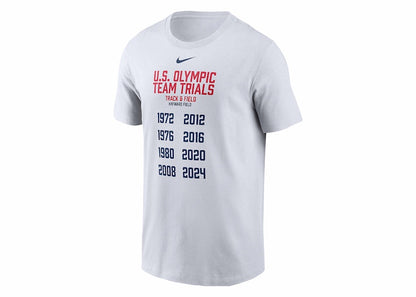 Nike USATF Running T-shirt White