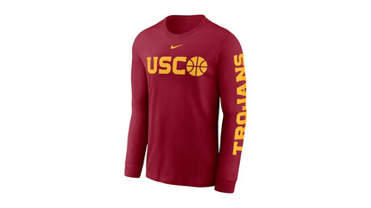 Nike USC Trojans Basketball Icon College Long-Sleeve T-Shirt Team Crimson