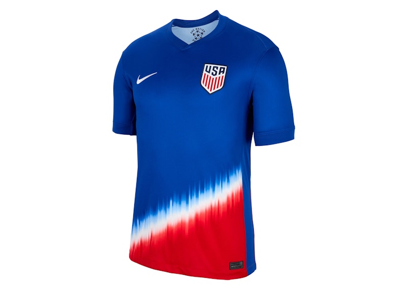 Nike USMNT 2024 Stadium Away Replica Jersey Old Royal/Sport Red/White/White