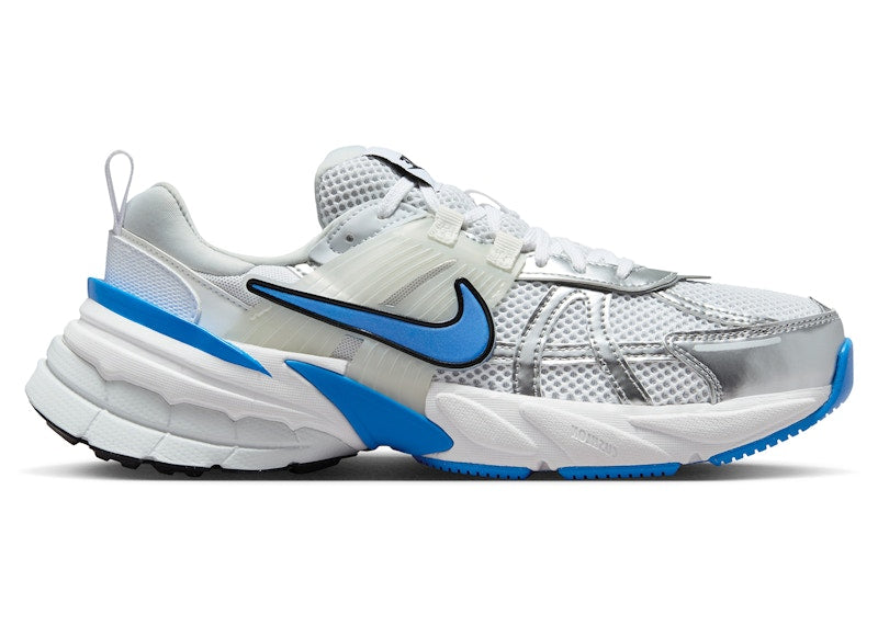 Nike V2K Run White Pure Platinum Light Photo Blue (Women's)