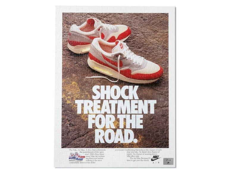 Nike Vintage Ad 1987 Shock Treament For The Road Puzzle (500 Pieces)