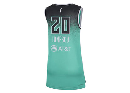 Nike WNBA Rebel Editon New York Liberty Sabrina Ionescu 2023 Dri-Fit Victory Jersey Mint/Black