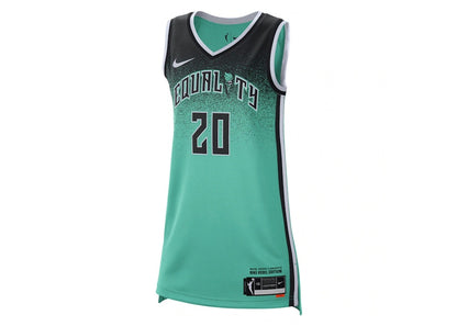Nike WNBA Rebel Editon New York Liberty Sabrina Ionescu 2023 Dri-Fit Victory Jersey Mint/Black