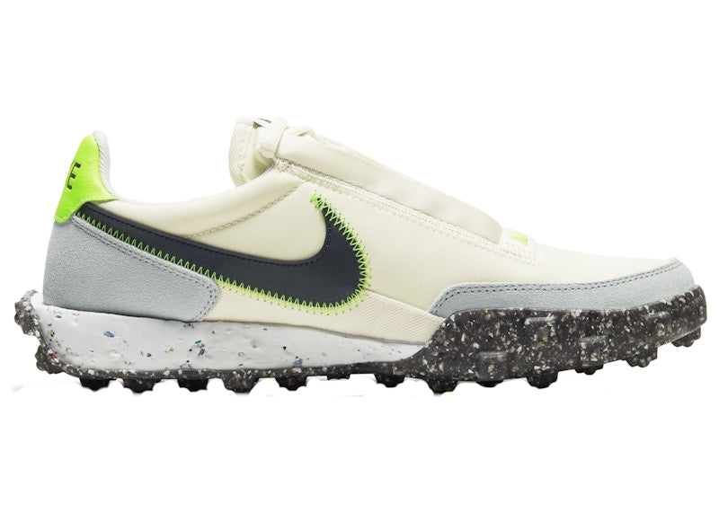 Nike Waffle Racer Crater Pale Ivory Electric Green (Women's)