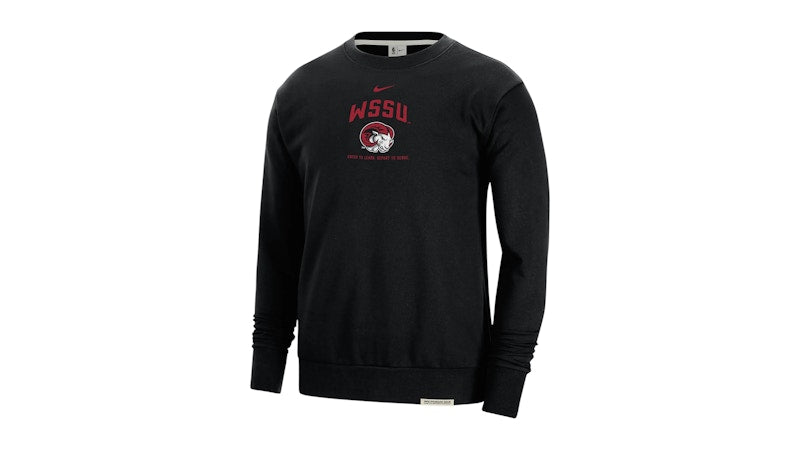 Nike Winston-Salem Standard Issue College Fleece Crew-Neck Sweatshirt Black