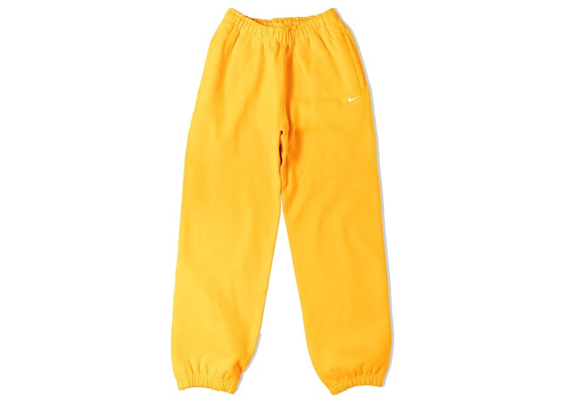 Nike Women's NRG Solo Swoosh Fleece Pants Orange