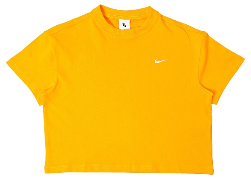 Nike Women's NRG Solo Swoosh Tee Vivid Orange/White