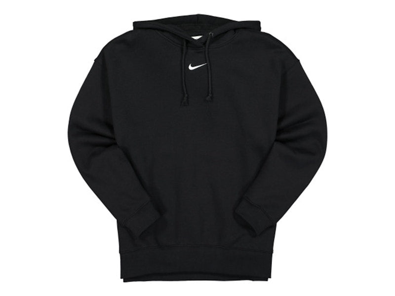 Nike Women's Oversized Fleece Hoodie Black/White