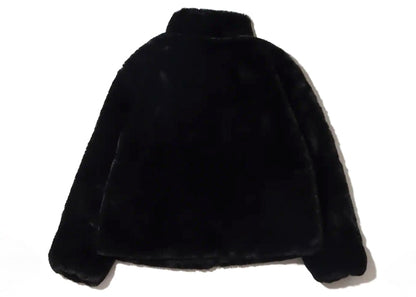 Nike Womens Oversized Swoosh Logo Jacket (Asia Sizing) Black Fossil