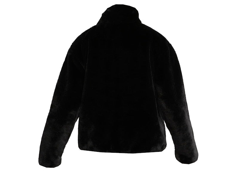 Nike Womens Oversized Swoosh Logo Jacket Black/Fossil