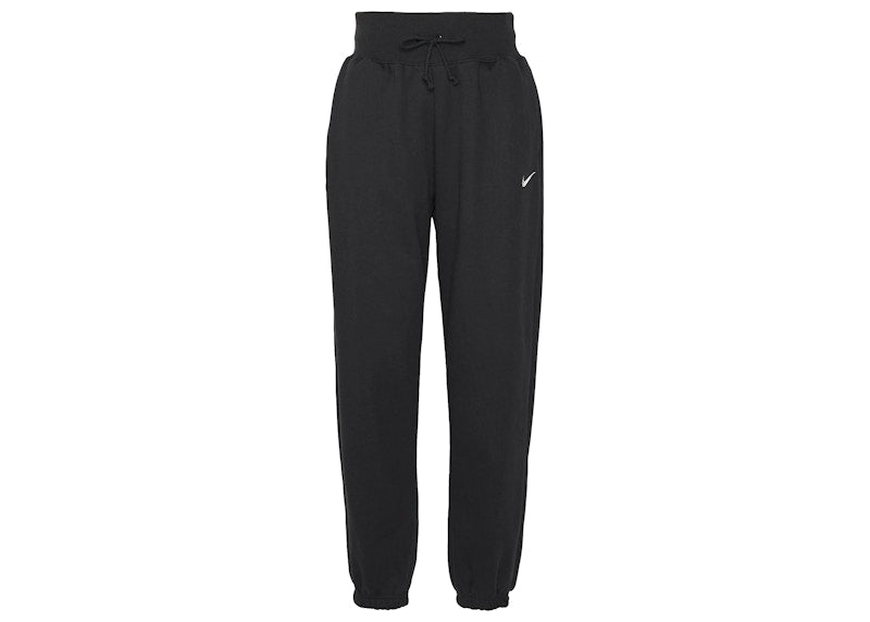 Nike Women's Phoenix Fleece High-Waisted Oversized Sweatpants Black/Sail