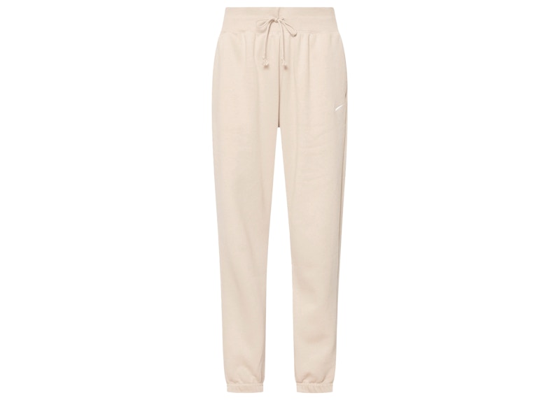 Nike Women's Phoenix Fleece High-Waisted Oversized Sweatpants Light Orewood Brown/Sail
