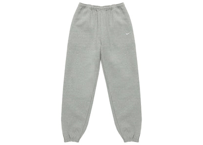 Nike Womens Solo Swoosh Fleece Pant Dark Grey/White