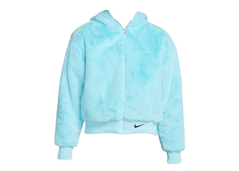 Nike Womens Sportswear Essential Faux Fur Jacket (Asia Sizing) Copa