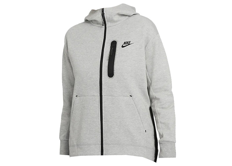 Nike Women's Tech Fleece Hoodie Dark Grey Heather/Black