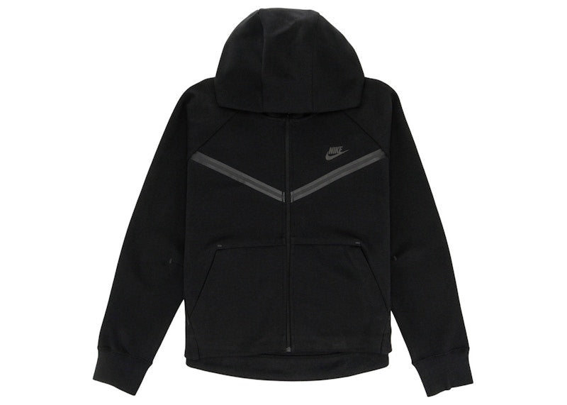 Nike Women's Tech Fleece Windrunner Full Zip Hoodie Black