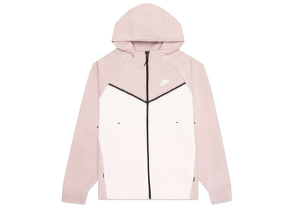 Nike Women's Tech Fleece Windrunner Full Zip Hoodie Pink Oxford/Light Soft Pink