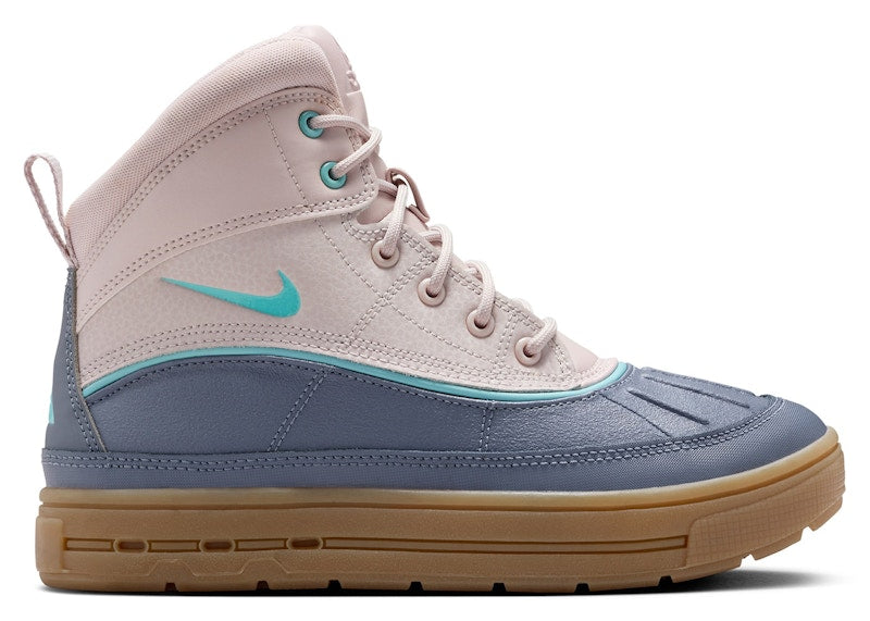 Nike Woodside 2 High Platinum Violet Denim Turquoise (GS)