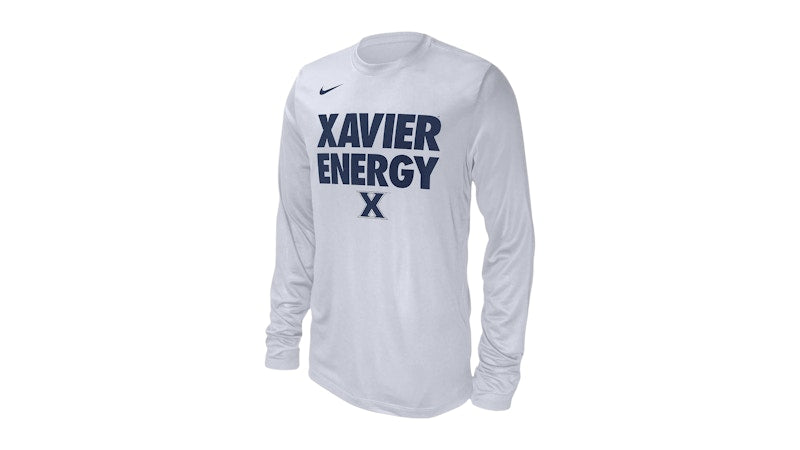 Nike Xavier College Long-Sleeve T-Shirt White