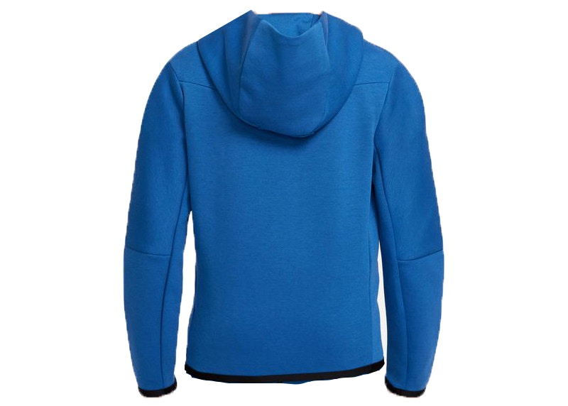 Nike Sportswear Kids' Tech Fleece Full-Zip Hoodie Dark Marina Blue/Light Bone