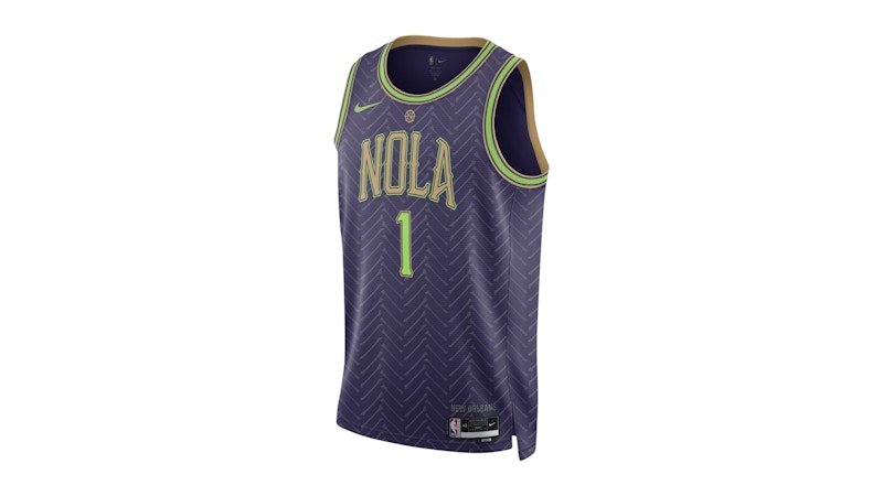 Nike Zion Williamson Pelicans 24/25 Dri-Fit Jersey Purple