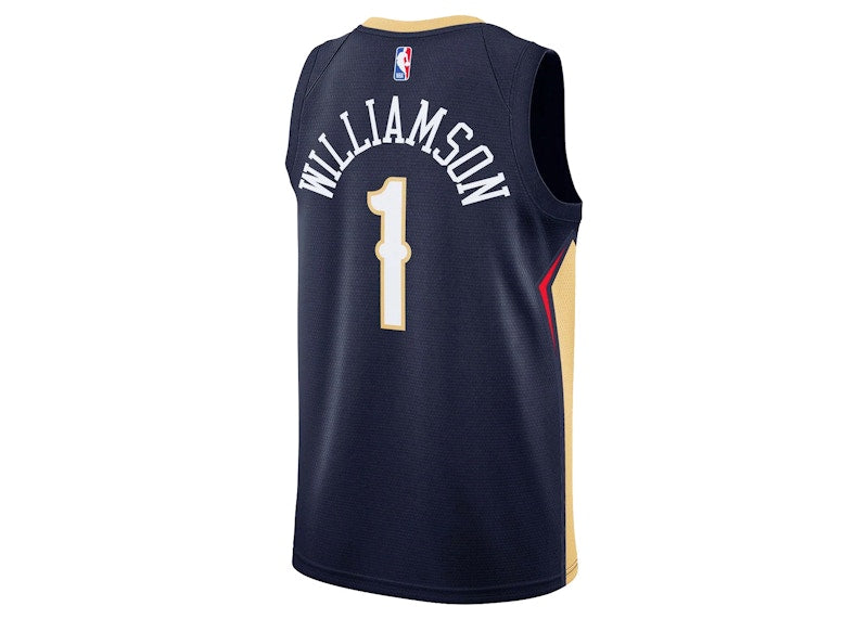 Nike Zion Williamson Pelicans Icon Edition Jersey College Navy